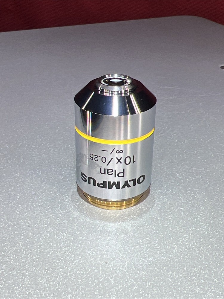 Olympus Plan 10x Objective 10x/0.25 ∞/- RMS thread - Japan Microscope Lens