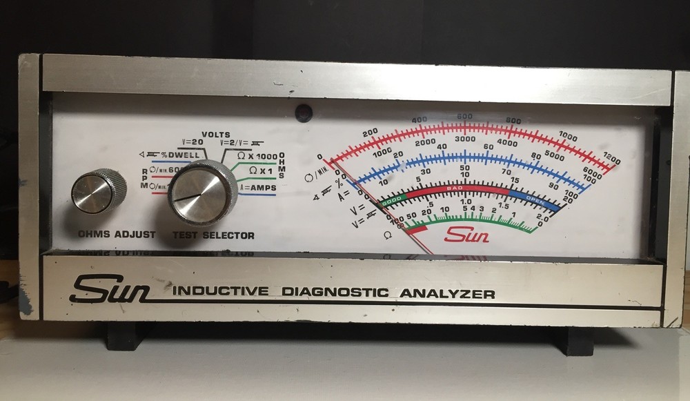 Vintage Sun Inductive Diagnostic Analyzer CP7670 Untested As-Is