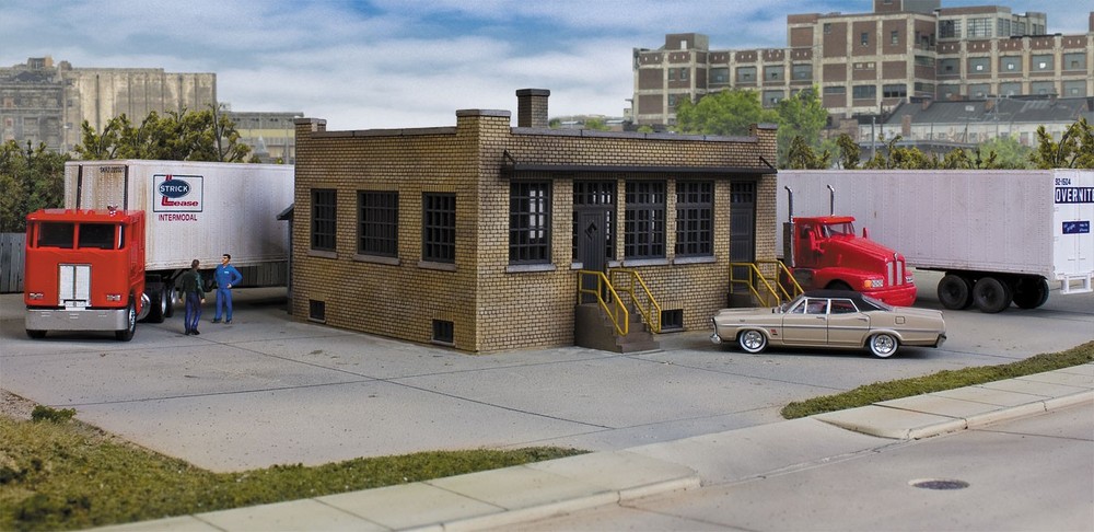 Walthers Cornerstone HO Scale Building/Structure Kit Industry Office