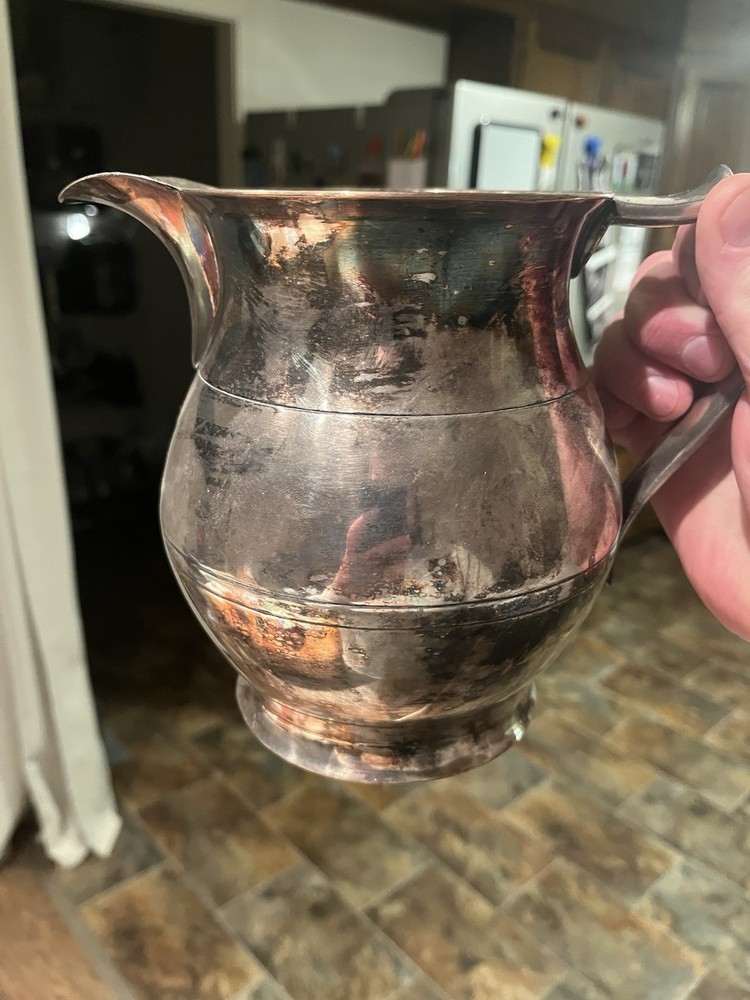 Early 20th Century Silver Plated Water Pitcher