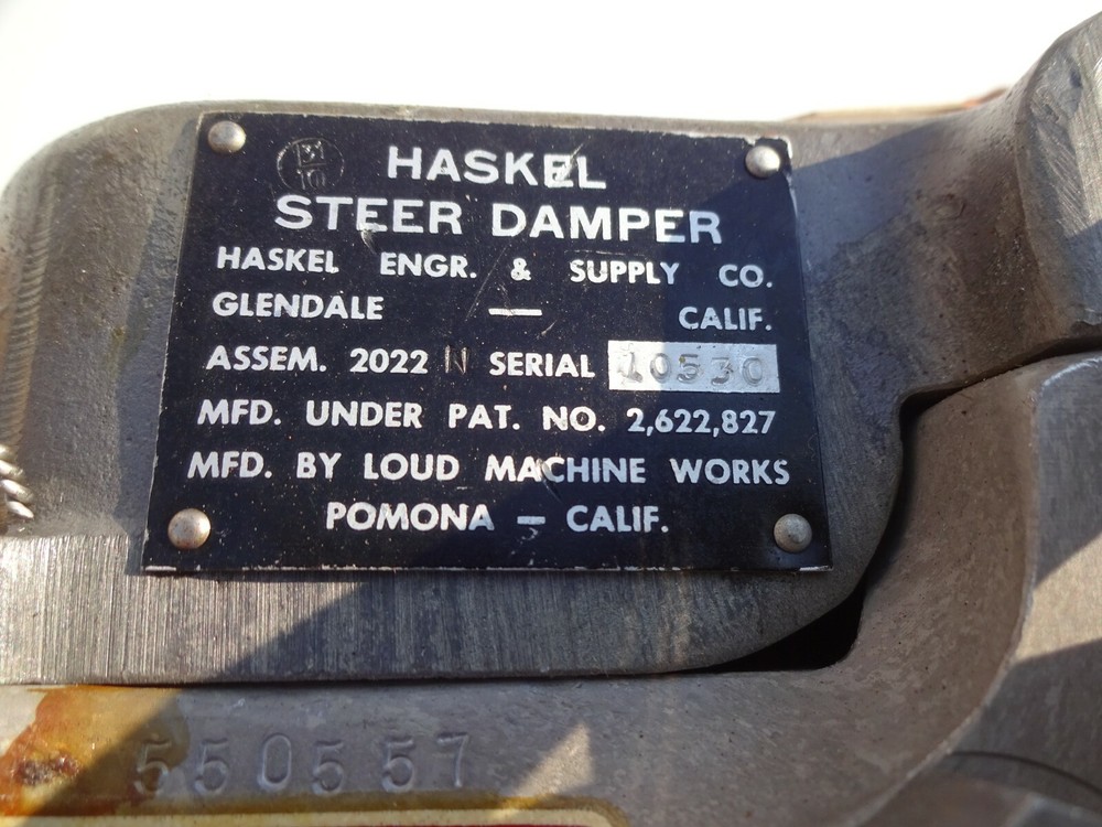 2pcs Vintage Aircraft Haskel Steering Dampers