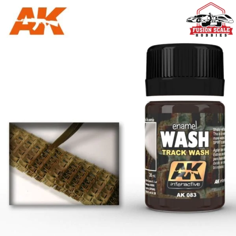 AK Interactive Track Wash Enamel Paint 35ml Bottle