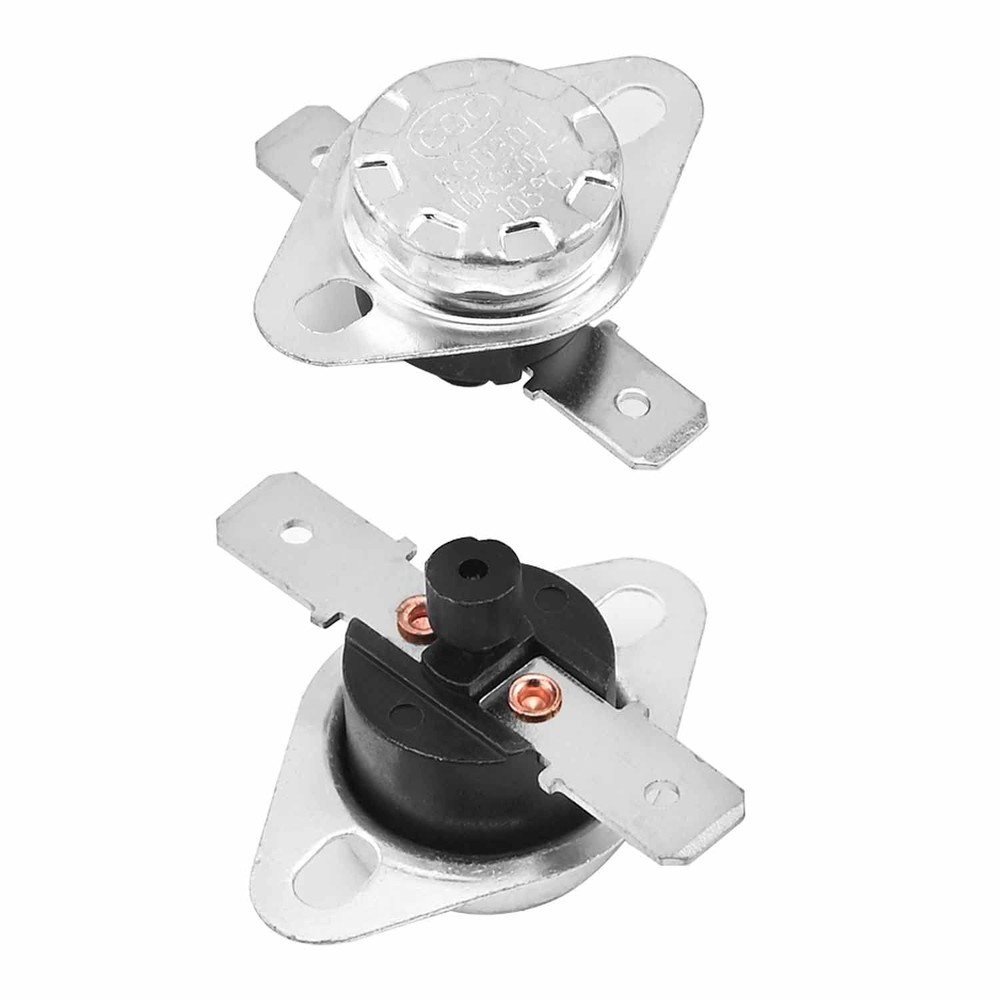 Fielect 5Pcs KSD301 Thermostat Temperature Control Switch,Adjust Snap Disc Te...