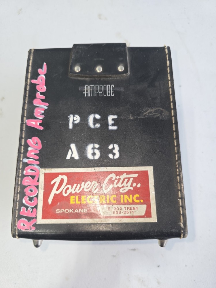 Vintage - AMPROBE Recorder Chart Printer - AC Volt Ammeter - Current Transducer