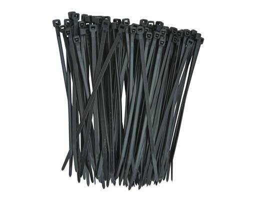 Cable Ties 4 Black. (pack 100/pc)