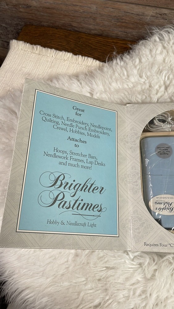 1990 Brighter Pastimes Hobby And Needlecraft Light Battery
