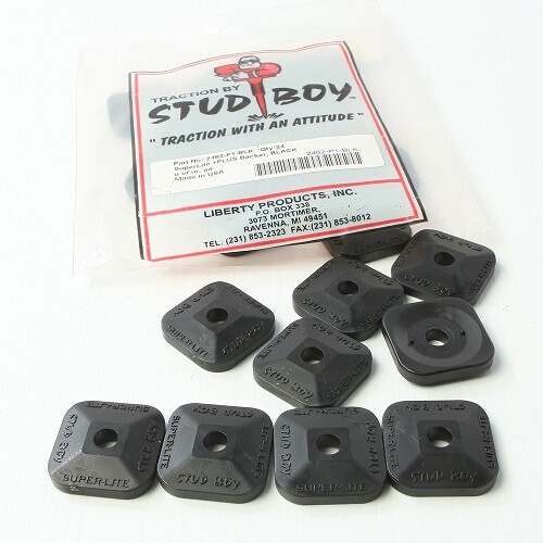 STUD BOY SUPER-LITE PLUS BACKERS BLACK 24/PK - 2462-P1-BLK