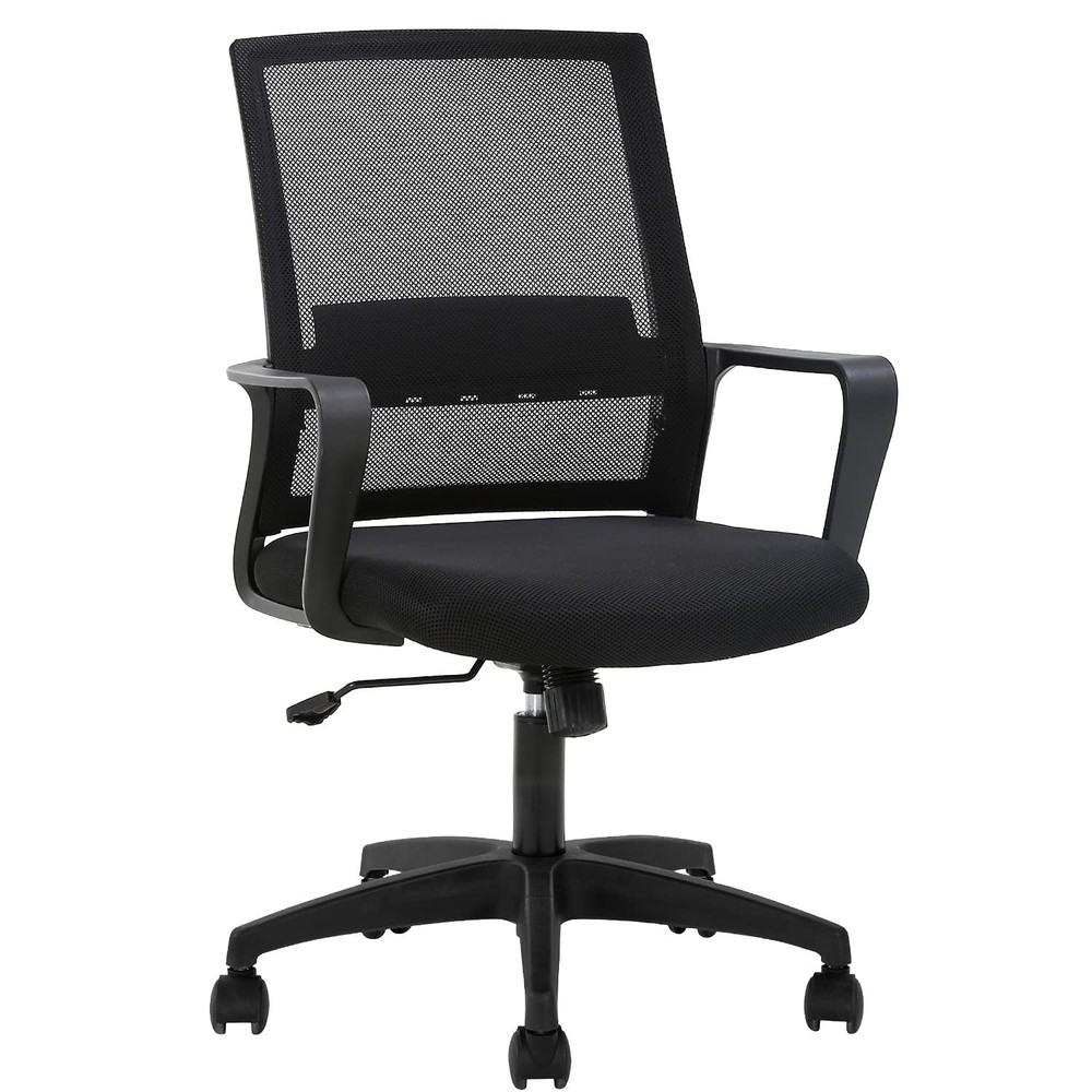 Ergonomic Office Chair Mid Back Mesh with Armrests