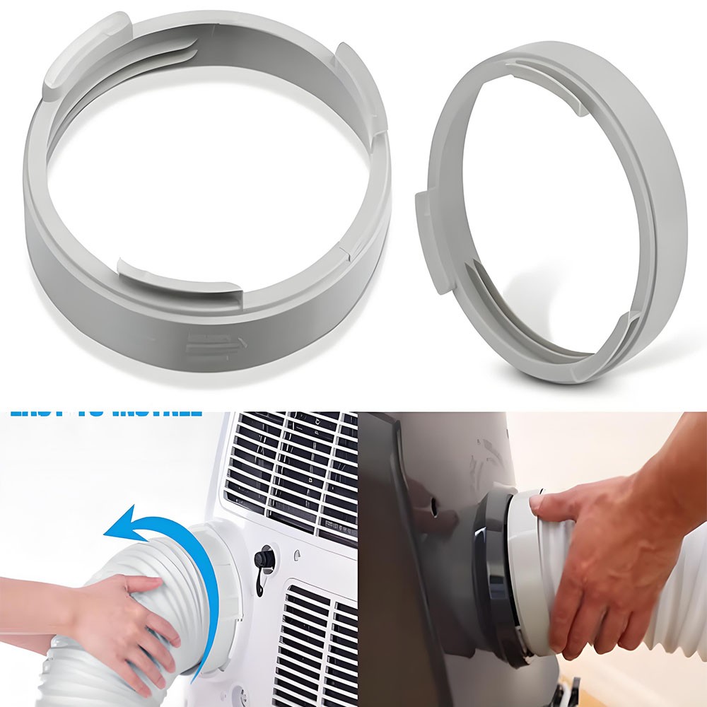 Exhaust Duct Interface For Portable Air Conditioner Exhaust Hose Tube Connector-
