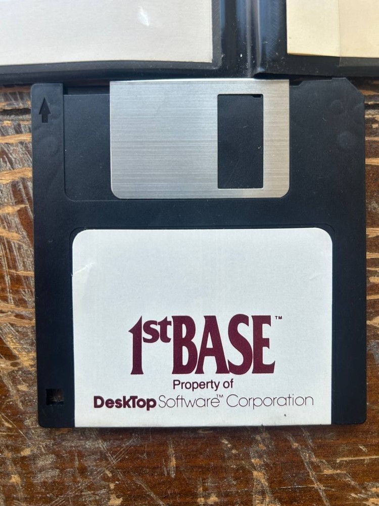 Vintage 1st BASE Relational Database System for Apple Macintosh Software