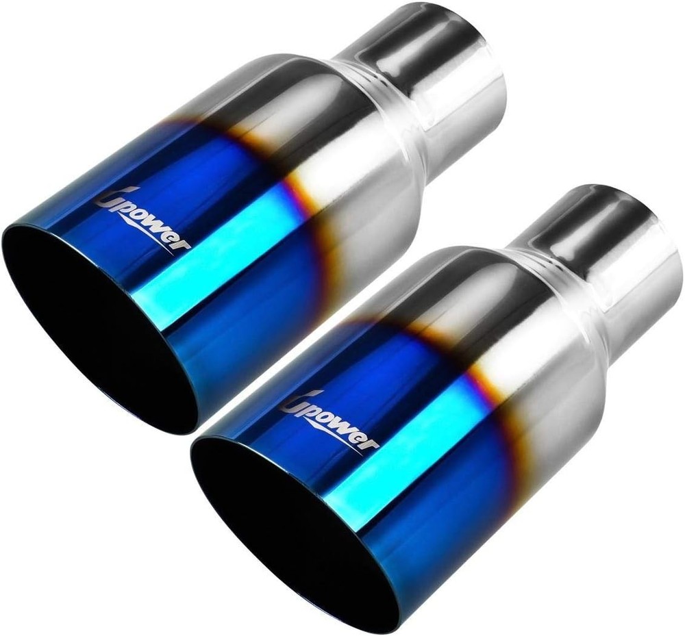 Stainless steel exhaust tailpipe tip