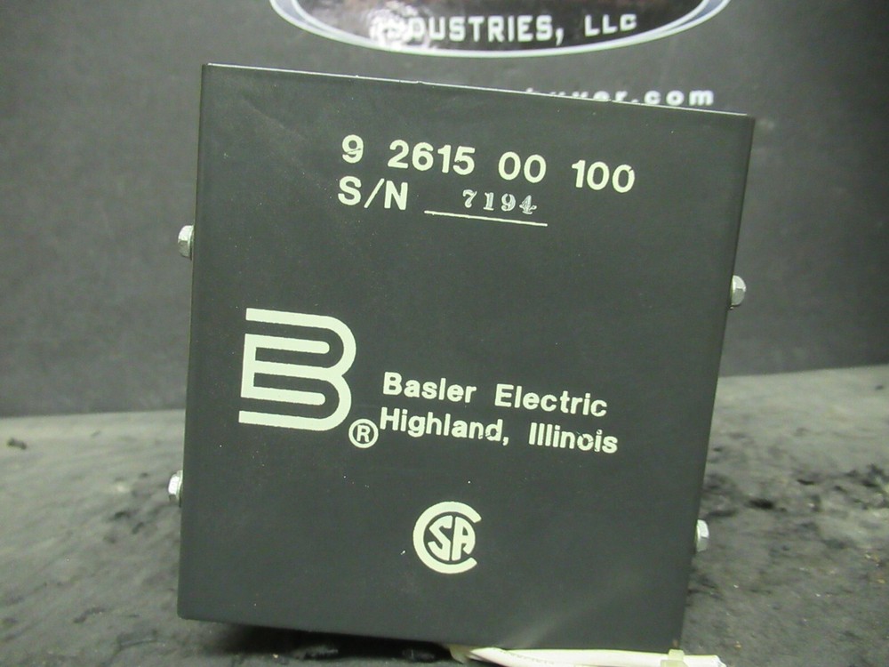 BASLER ELECTRIC 9 2615 00 100 RADIO FREQUENCY INTERFACE FILTER RF CONTROLLER