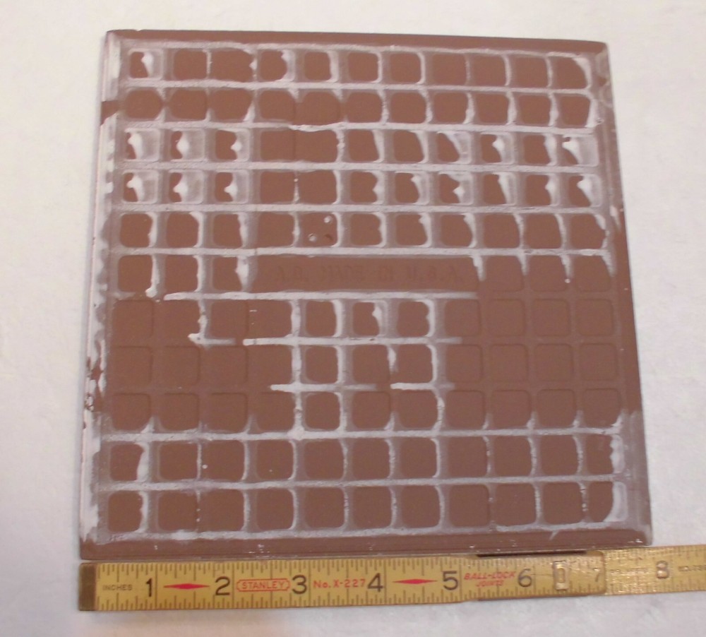 1 pc. Speckled Light Blue: 8" Ceramic Floor Tile by American Olean, Crystal