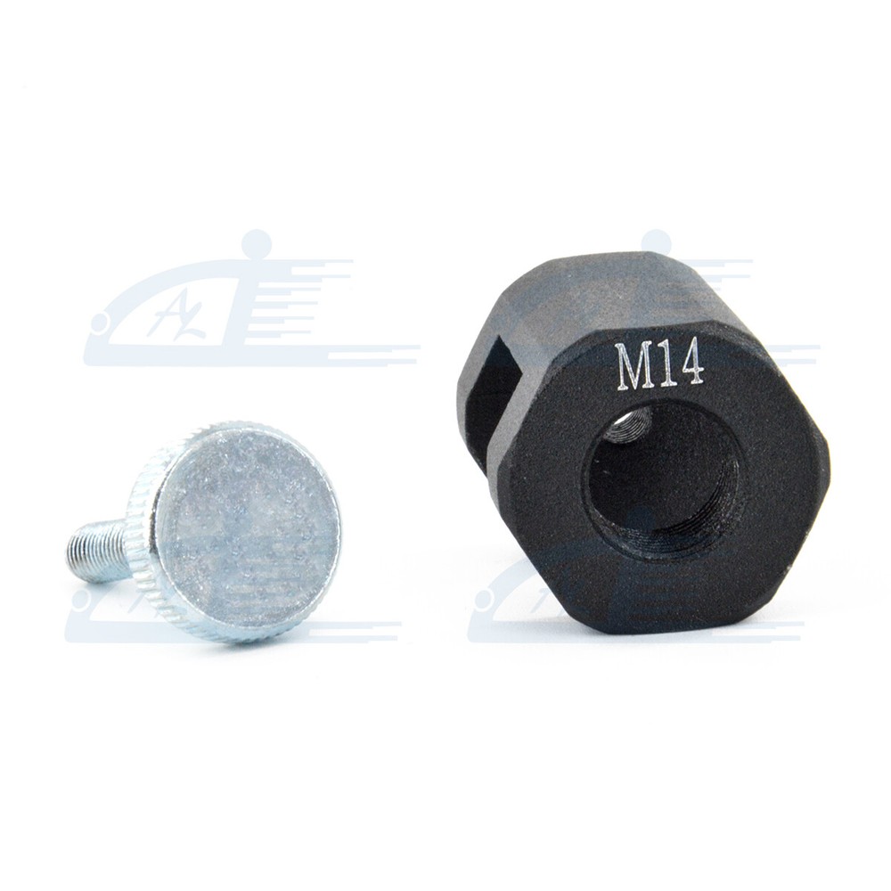 Universal 14mm Engine Spark Plug Gap Tool Gapper Gapping Sparkplug Caliper Black