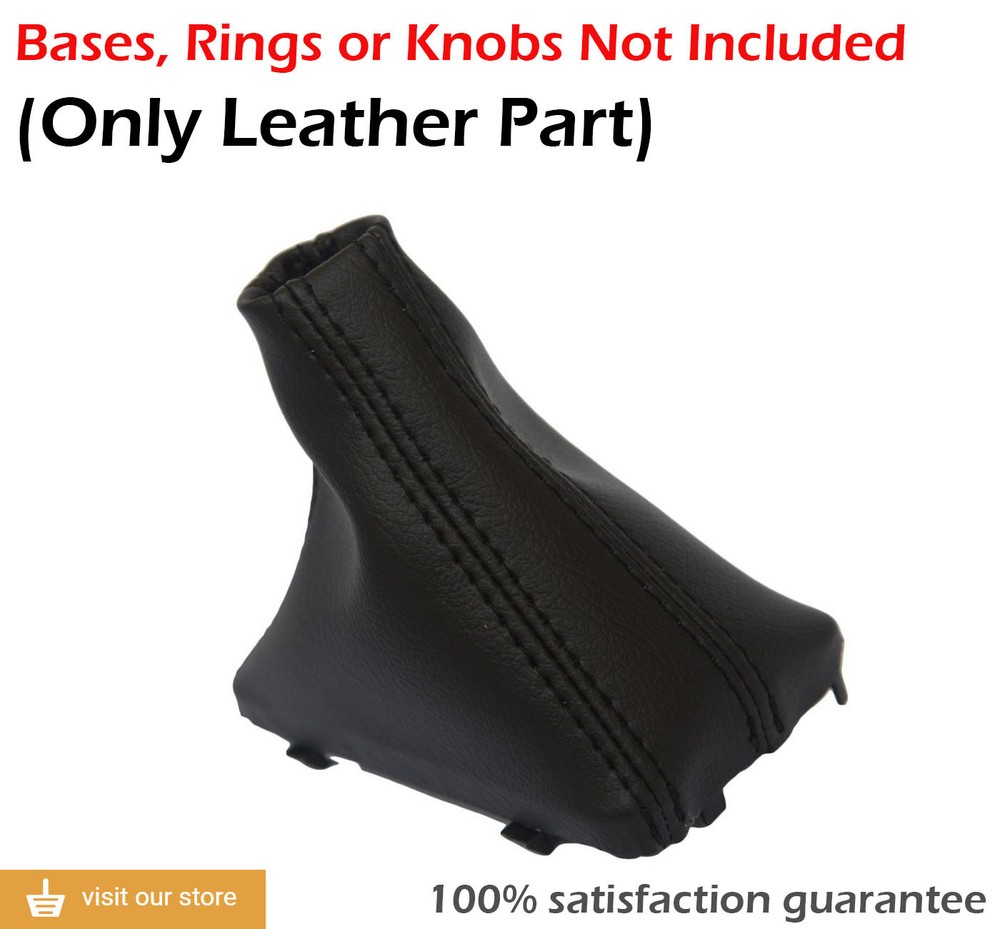 Automatic Shift Boot Replacement Cover PVC Leather Fit for Audi Q7 07-15 Black