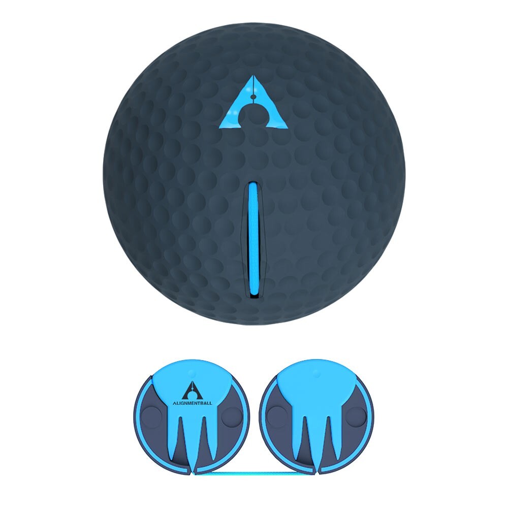 THE ALIGNMENT BALL - GOLF TRAINING AID FOR SETUP & ALIGNMENT - NEW