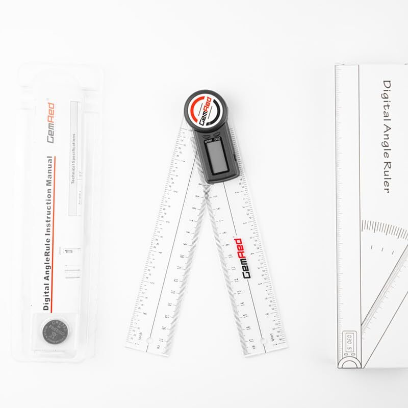 Digital Protractor Enhanced ABS Ruler