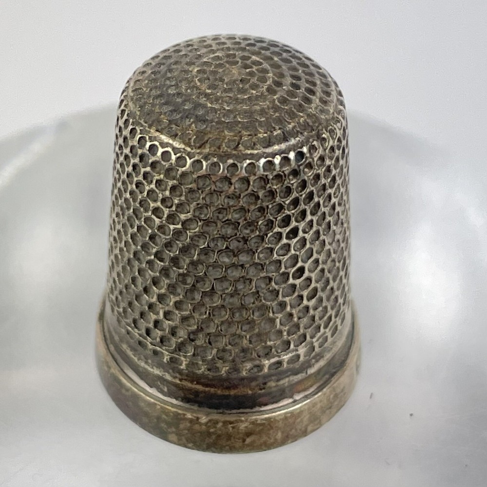 Antique Solid Silver Thimble Size 9 Charles Horner 1912 2cm 4g