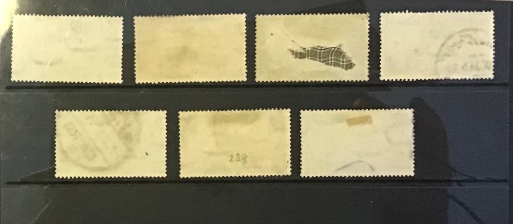 Egypt Air mail 1933 Pyramid issues higher values Gen3