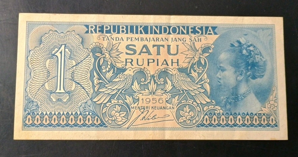Indonesia 1 Rupiah 1956 Banknote
