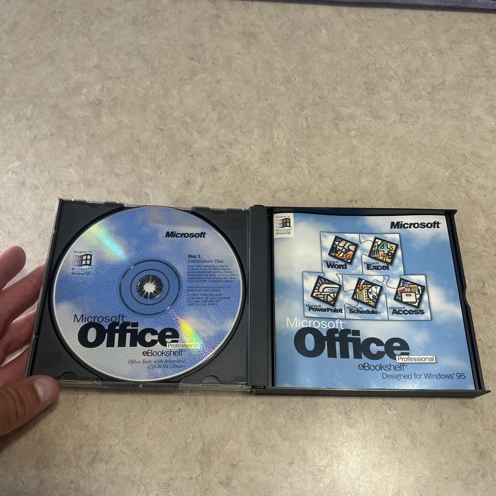Microsoft Office Bookshelf Proffesional (PC, 1995)