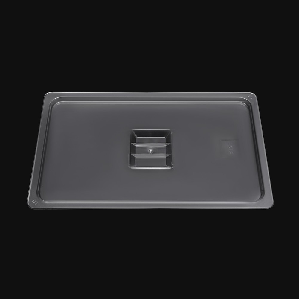 6 Pack Food Pans with Lids, 4'' Deep, Polycarbonate, Clear