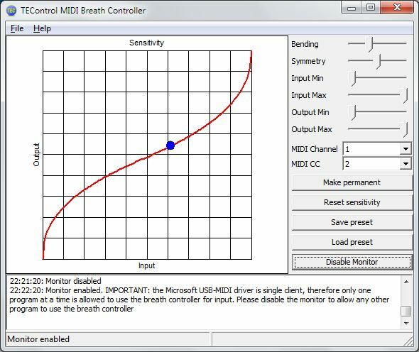 TEControl USB MIDI Breath Controller