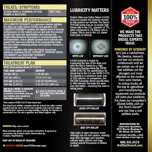 LX4 Lubricity Extreme 16oz