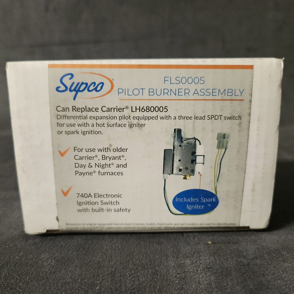 ~Discount HVAC~ B50 - SU-FLS0005 - Supco - Pilot Burner Assembly