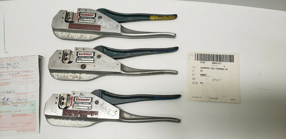 Burndy MR8EC-2 Crimping Tool (3 units)