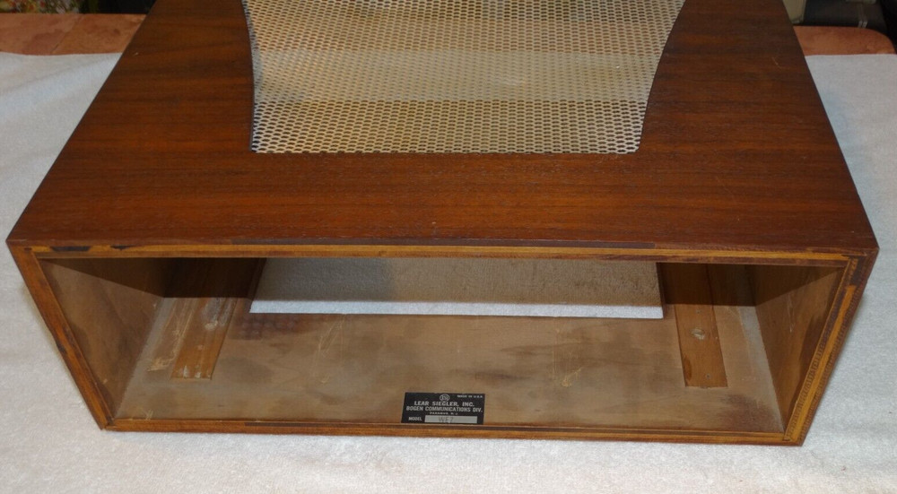 Vintage Bogen Wood Case # WE7*READ*