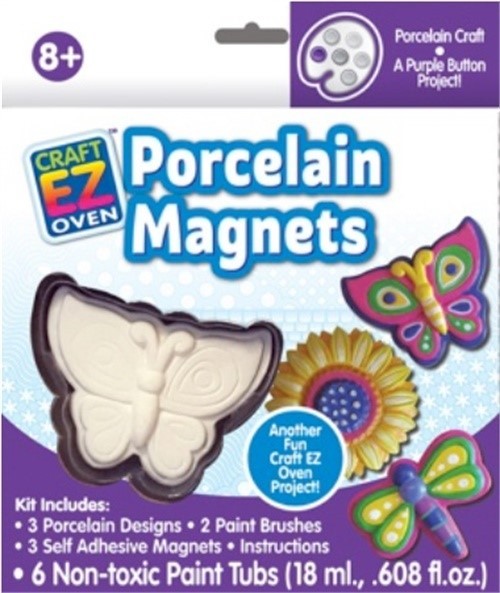 Colorbok Porcelain Magnets-