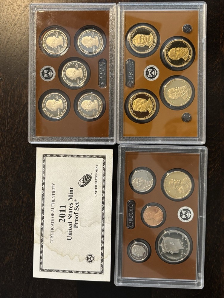 2011 United States Mint Proof Set, With COA