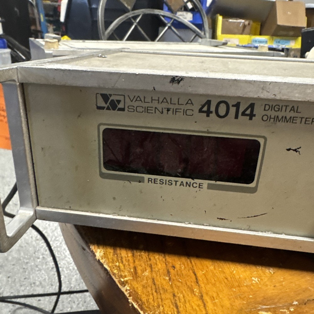 Valhalla Scientific 4014 Digital Ohmmeter 4 1/2 Digit As Is
