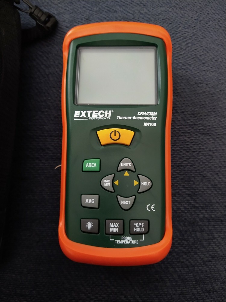 Extech Instruments CFM/CMM AN100 Thermo-Anemometer Without Vane Probe