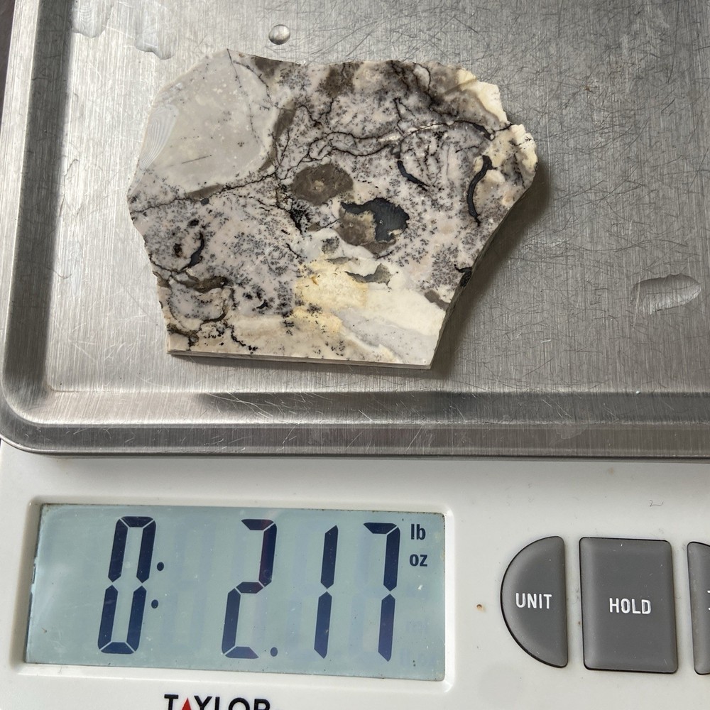 Dendrite Opal Rough Natural Slab 2.17 Oz