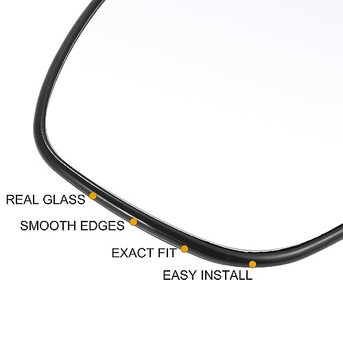 Car Rearview Right Passenger Side Heated Mirror Glass Replacement with