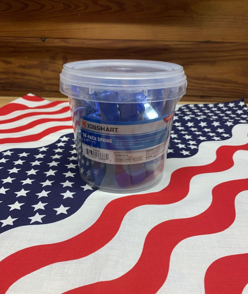 JobSmart 36-Pack Assorted Spring Clamp Set