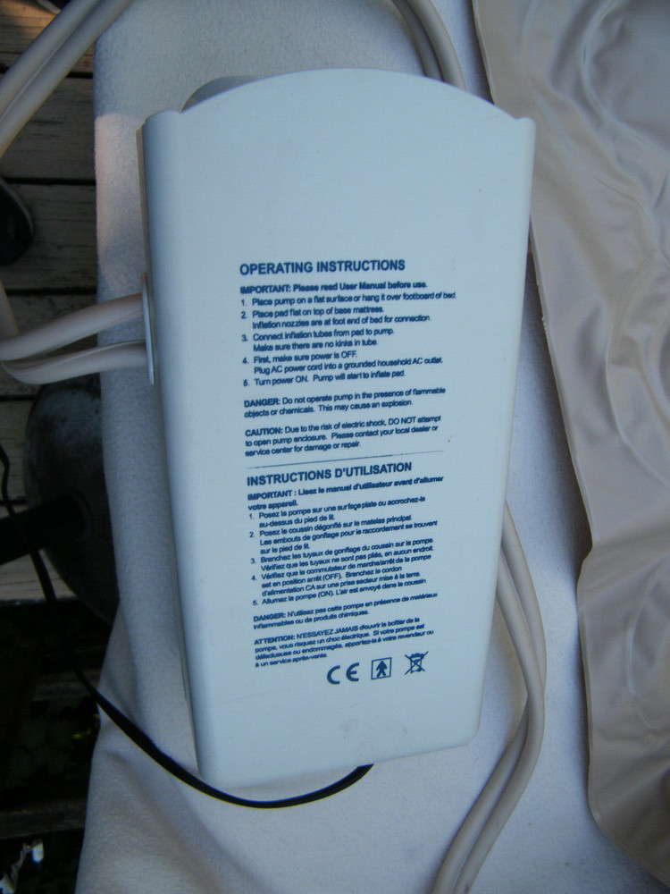 Drive Med Air Medical Variable Pressure Pump System 14005E with Pad