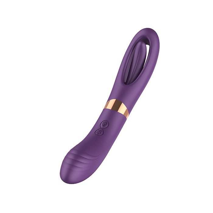 Lisa Flicking G-Spot Vibrator Purple