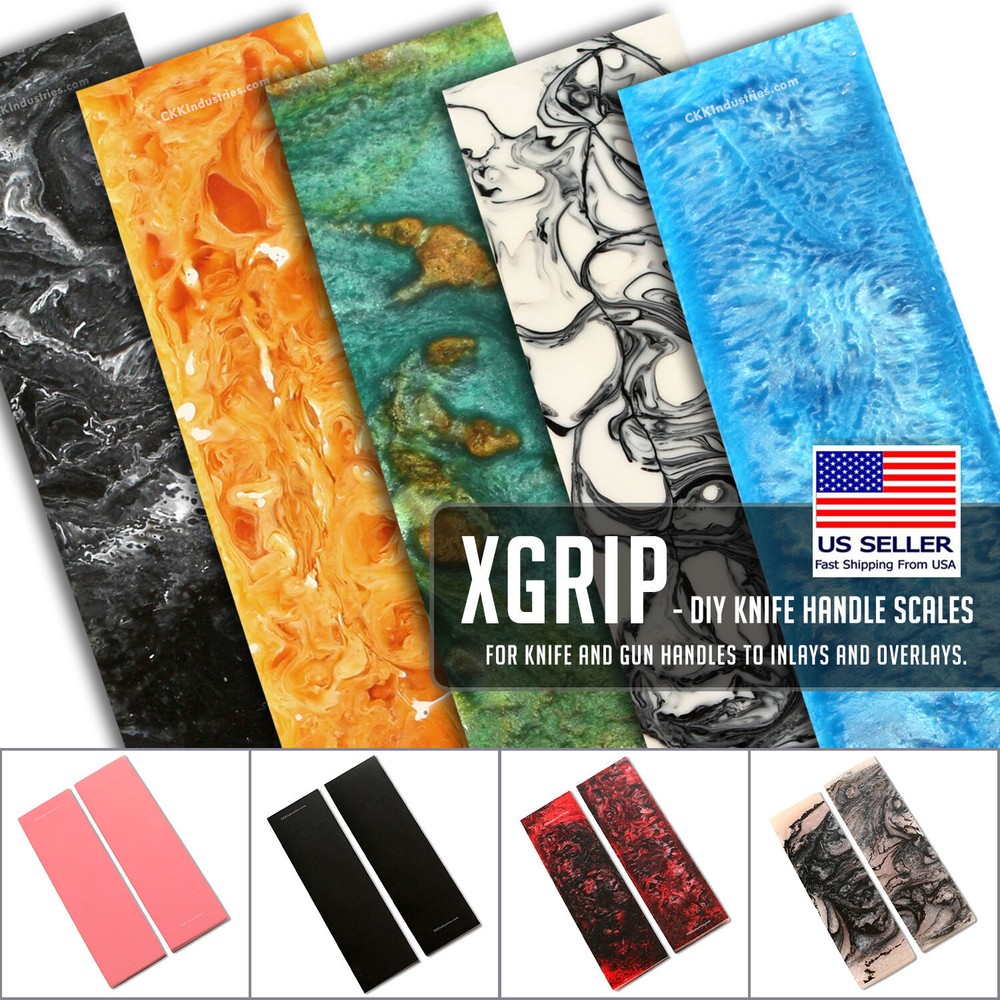 XGrip - DIY Knife Handle Scales - Many Different Color Options Available