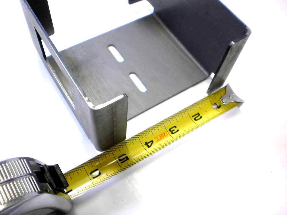 Pair Steel 4" Tail Brake Light Guard Square Box Trailer Truck Over 80" Weld On