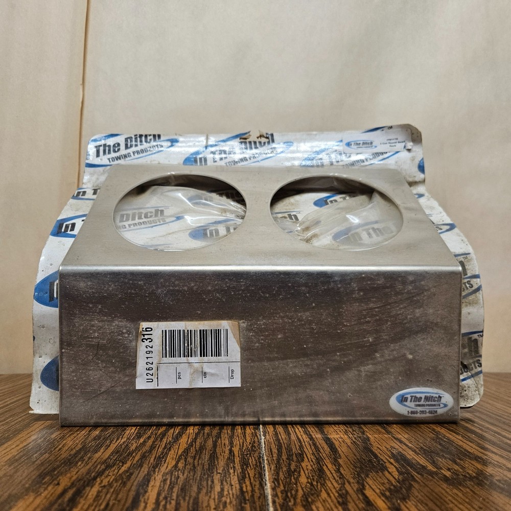 In The Ditch Towing Products 2 Can Round Quart Rack