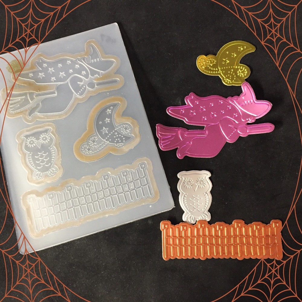 Anna Griffin HALLOWEEN Cut & Emboss Folder & Card Stock Sampler  👻 Boo! #457
