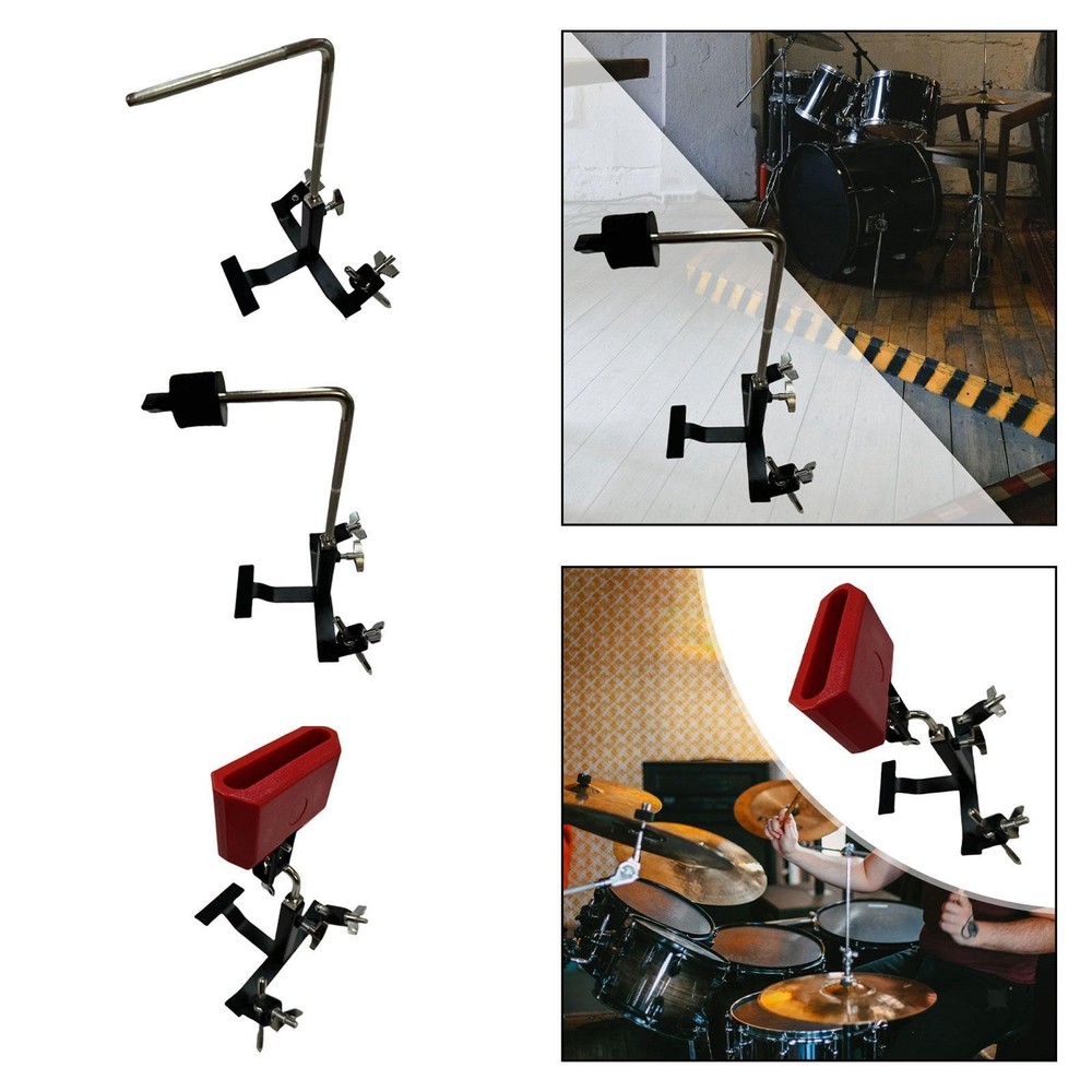 Percussion Pedal Mount Percussion Holder Cowbell Clamp