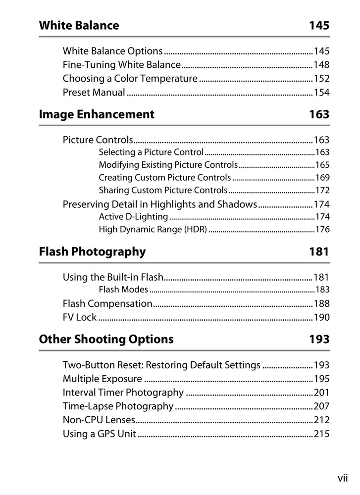 Nikon D800E — User Manual Owners Guide Reference — 471 Pg — Half Size 5.5x8.5