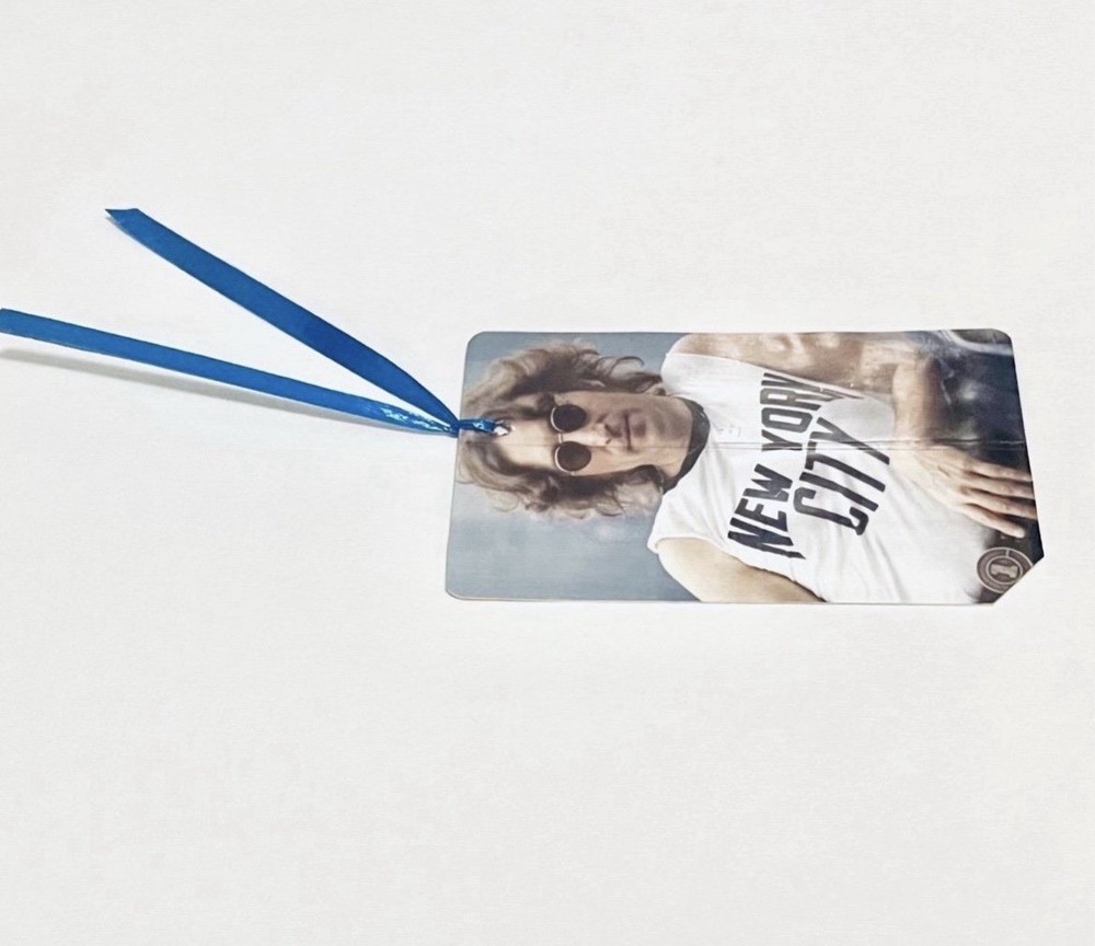 John Lennon NYC MetroCard Bookmark
