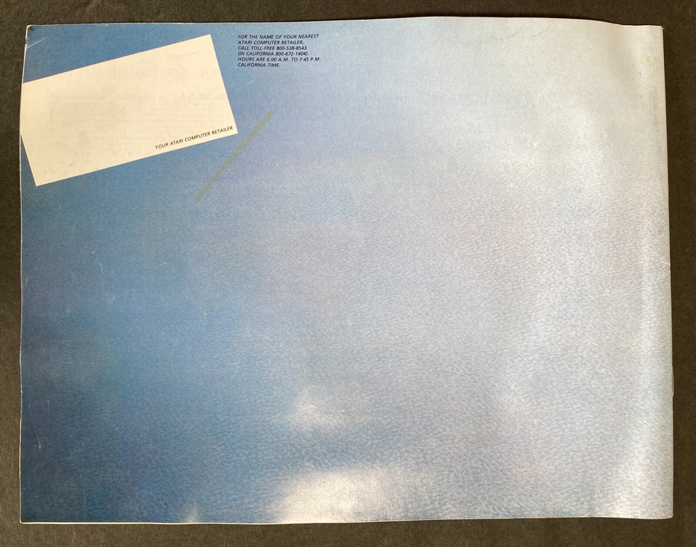 Vintage ATARI Brochure Home Computers ~ The Next Generation ~ Catalog 1983