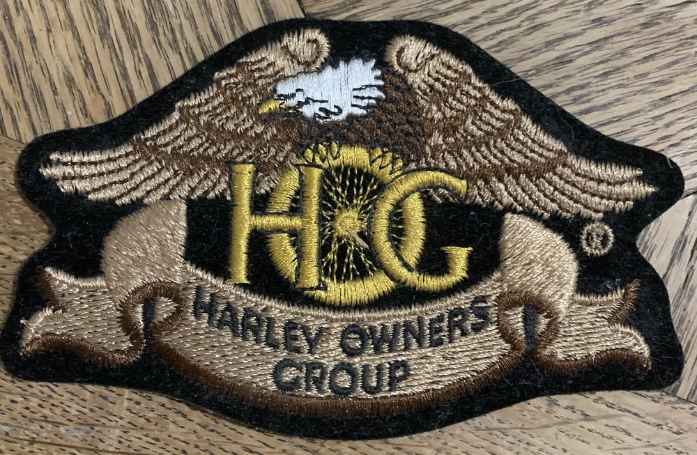 Eagle Gold Patch ~ Harley Davidson Owners Group HOG H.O.G.