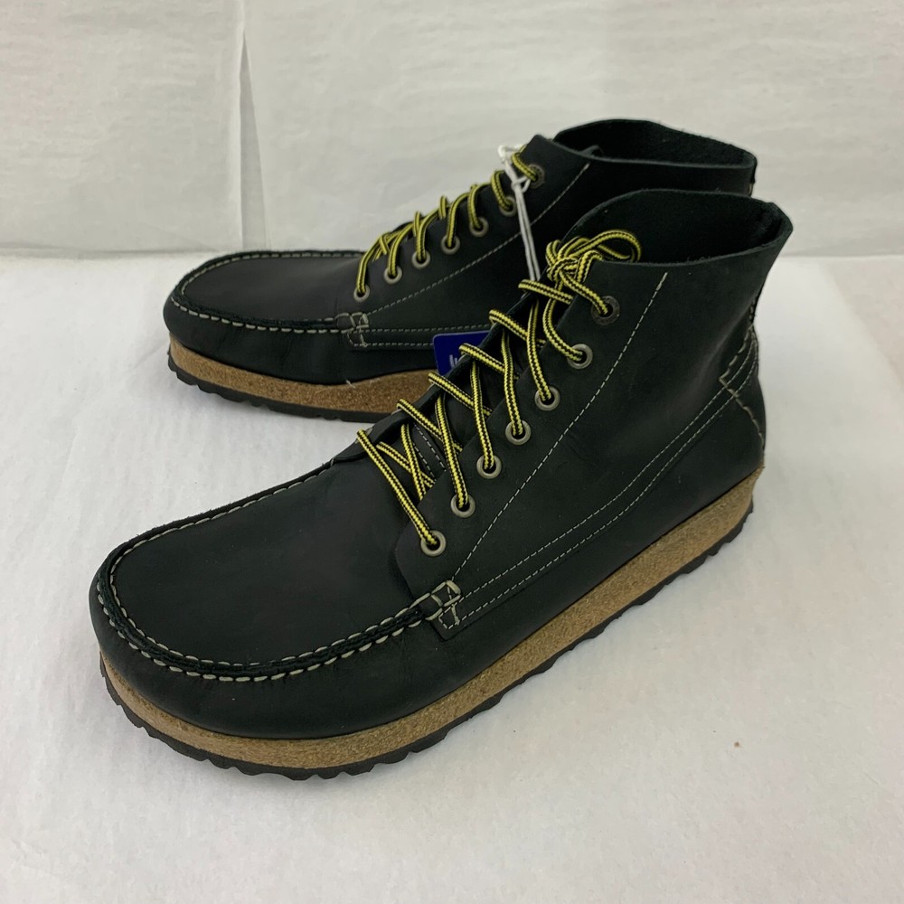 Birkenstock New w/ Box Marton Black Waxy Leather Regular Width - Select Size